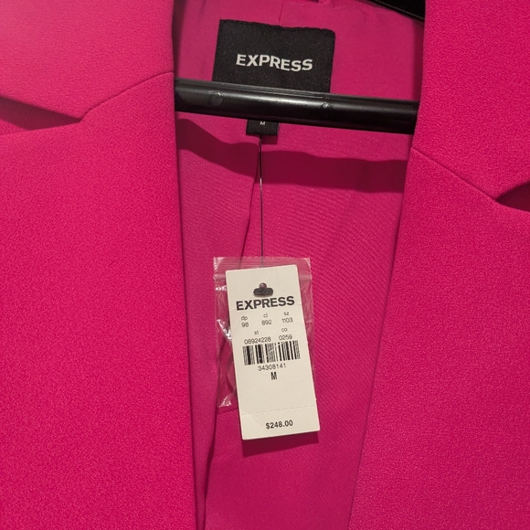 Hot Pink Maxi Buttoned Trench Coat - NWT, never worn - Picture 4 of 5